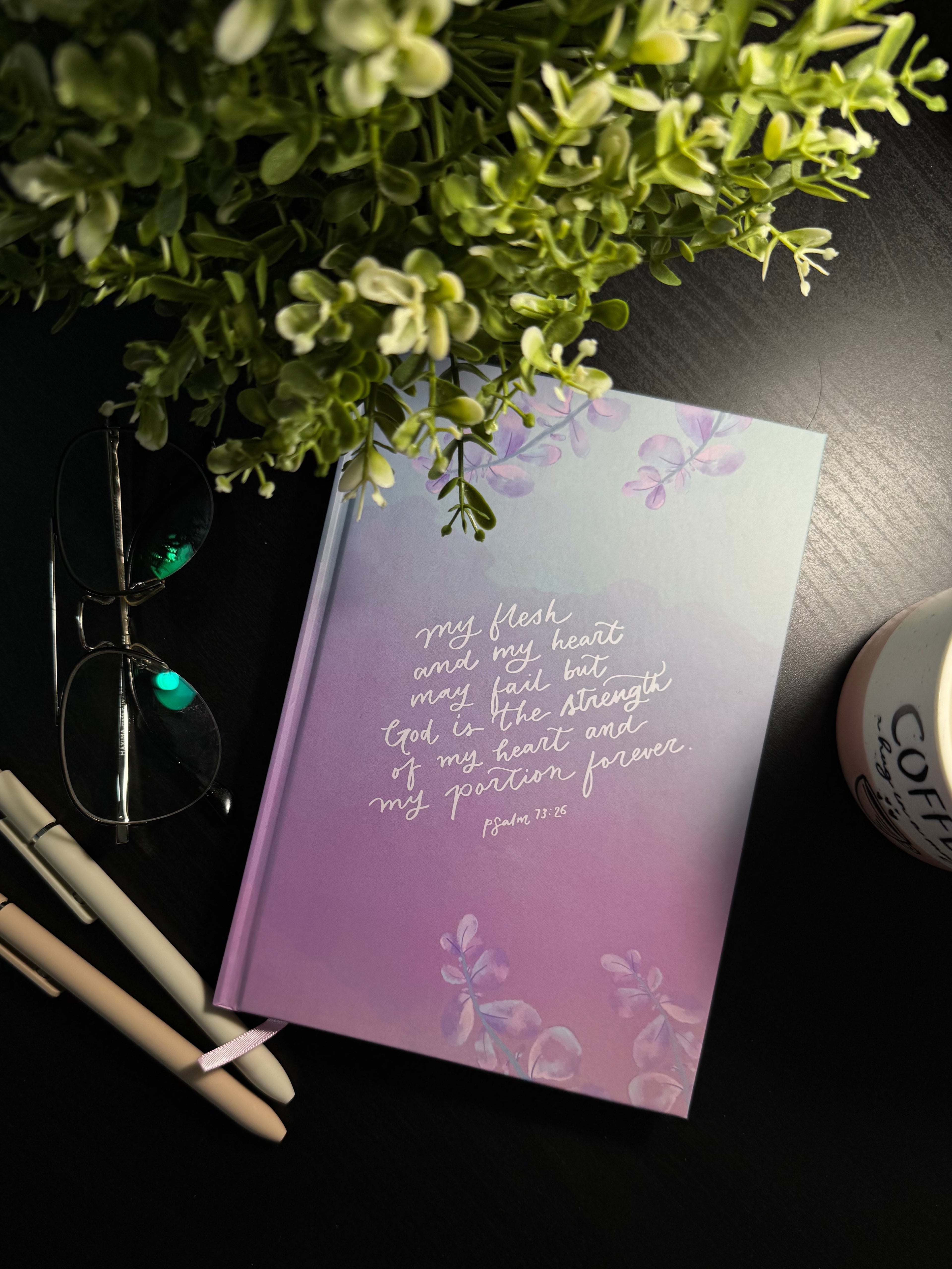 Purple Sky Hardcover Notebook