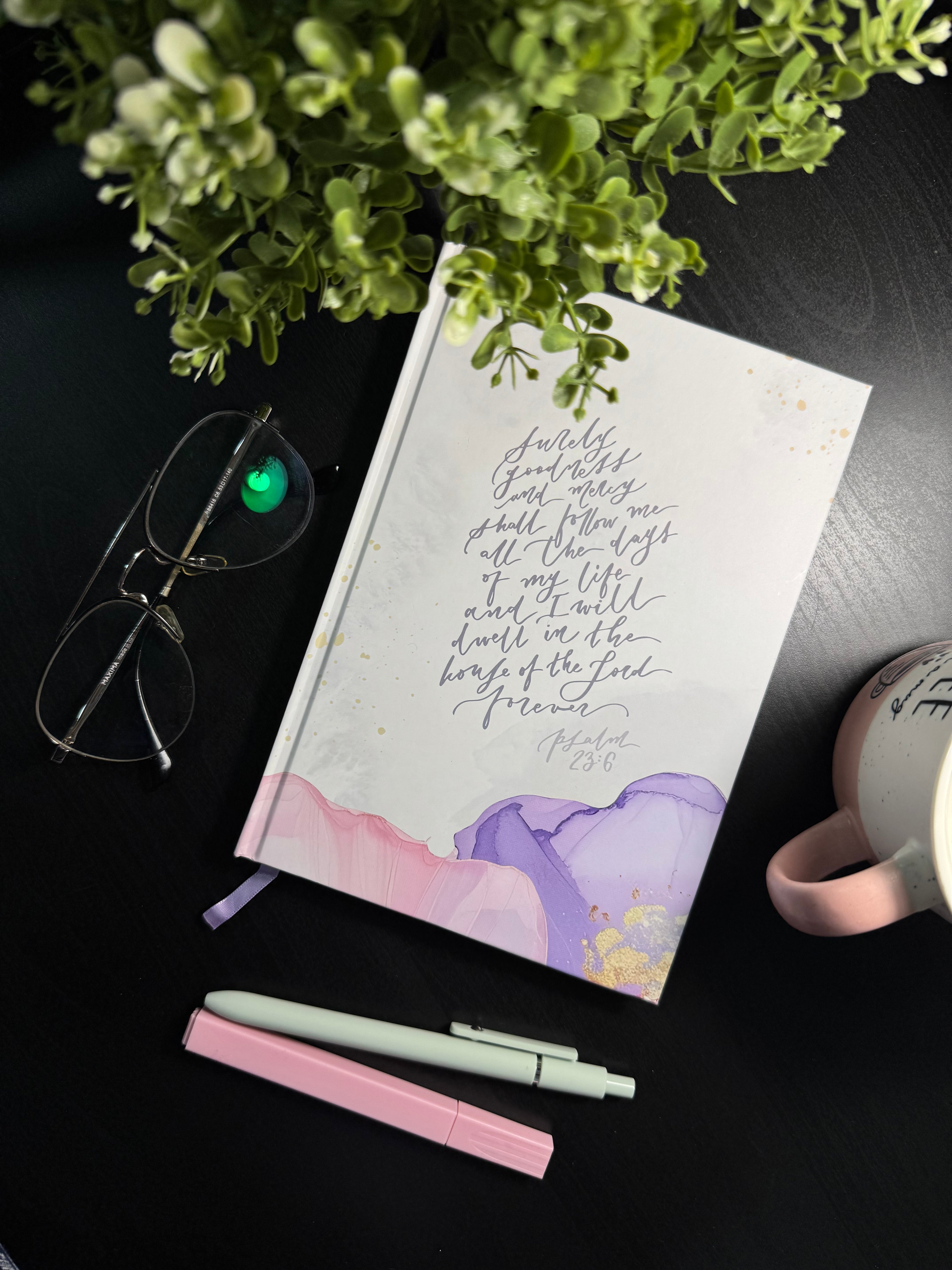 Shiny Florals Hardcover Journal