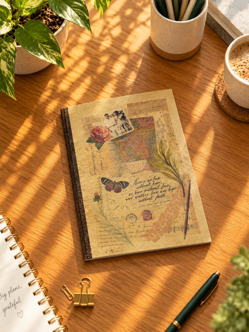 Soft Cover Bible Verse Notebook by Papemelroti