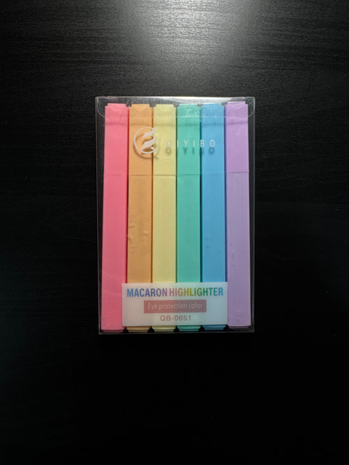 Macaron Highlighters (Pack of 6)