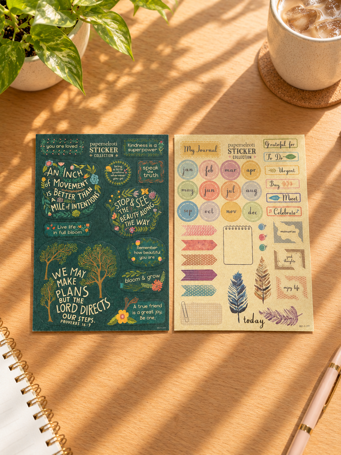 My Journal & Garden Set Sticker Collection by Papemelroti