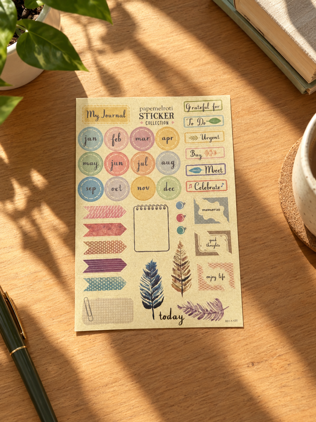 My Journal & Garden Set Sticker Collection by Papemelroti
