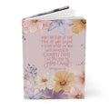 Pink Garden Hardcover Journal